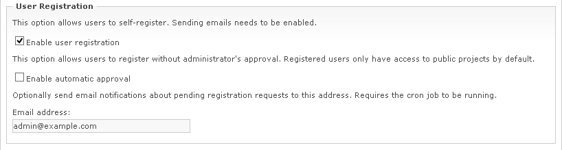 User Registration